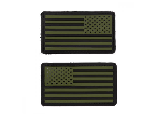Badge med velcro PVC US